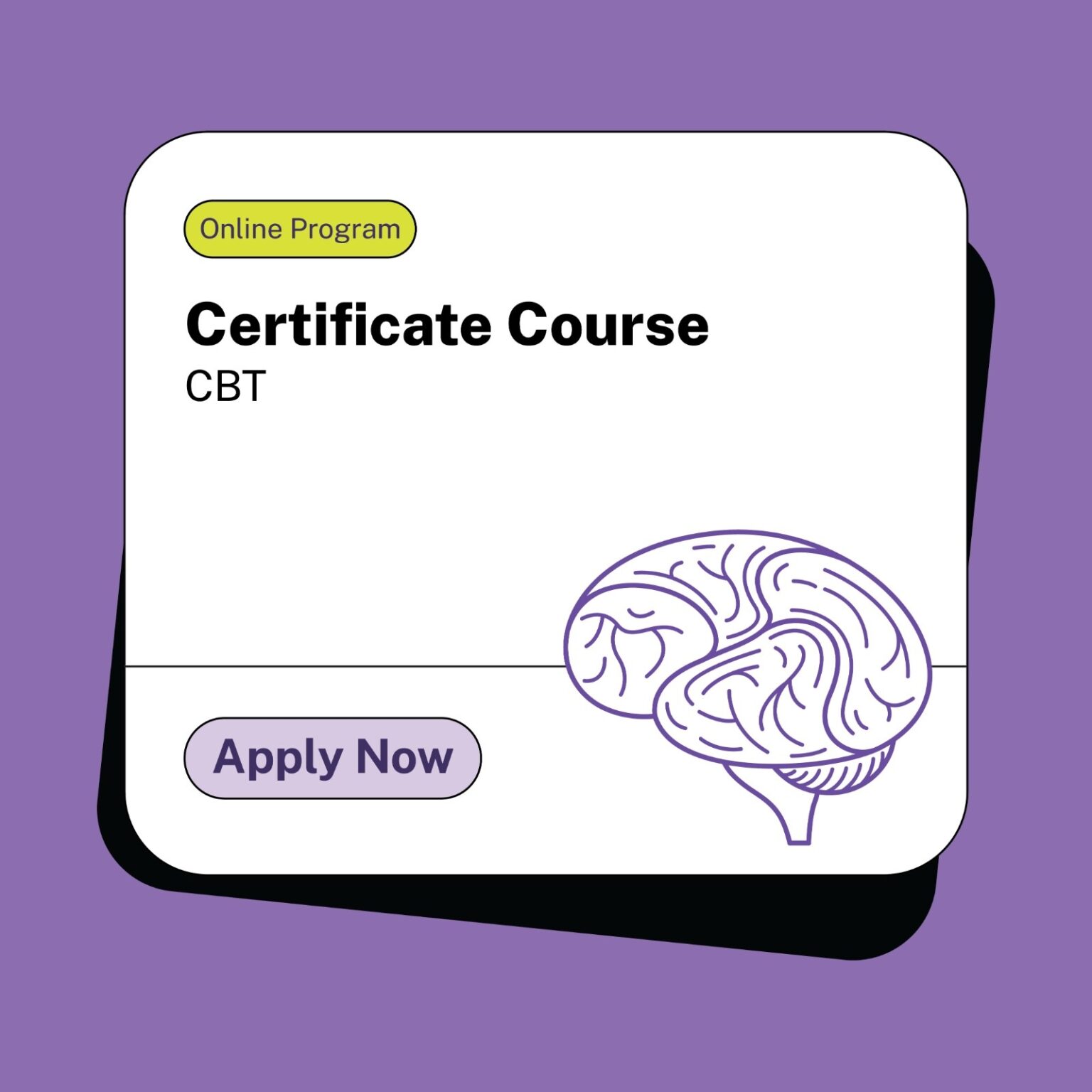 Certificate Course In CBT Cognizavest   CBT 1536x1536 